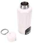 Game Changing Portable USB Rechargeable Electric Water Heater, 500 Ml Travel Heating Cup With 16000 Mah Battery, with detachable lid.