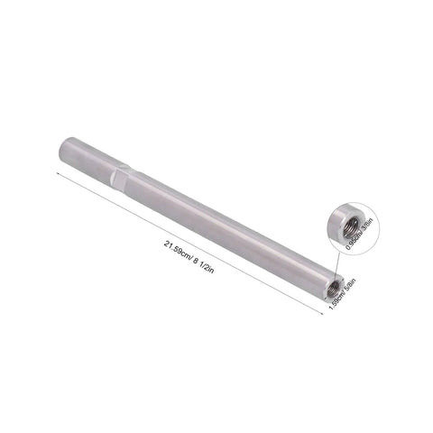 Adjustable Alternator Tension Rod And Bracket For SBC Small Block, Eight And A Half Inch Long, Three Eighths Inch Heim Joint, Center Distance Ten To Twelve Inches, Twelve Inch Tension Rod, No Fuss Fit For Chevy, 8 1/2 in stainless rod
