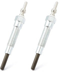 Glow Plug Replacement Kit For Weber SmokeFire EX4 EX6 EPX6 Wood Pellet Grills Smokers Igniters Parts 7009 22510001 22510201 23510001 23510201 Silver 2 Pack, showing two metal glow plugs in silver with threaded bodies and pointed ends for grills.