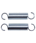 Premium Heavy Duty Solid Steel Torsion Springs For Recliner Sofa Chair Mechanisms Pack Of Two, 3.5in long, silver steel.