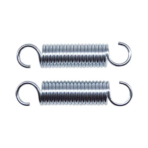 Premium Heavy Duty Solid Steel Torsion Springs For Recliner Sofa Chair Mechanisms Pack Of Two, 3.5in long, silver steel.
