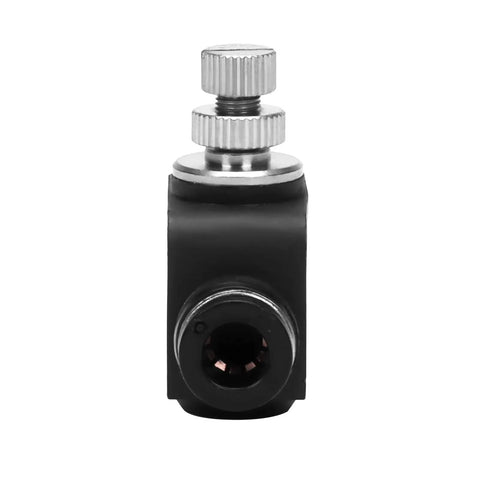 1/4 Inch Straight Plug Quick Connect Air Flow Control Valve For Rock Solid Pneumatic Speed Regulation And No Sweat Diy Shop Builds Or Machine Upgrades