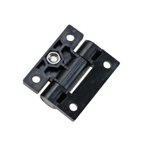 Adjustable Cabinet Doors Folding Hinges In Black Plastic Durable Clip On Hinges For Easy Alignment And Smooth Operation Anti Sag Support