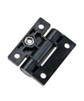 Black Plastic Folding Hinges For Adjustable Cabinet Doors Sturdy Yet Lightweight Cabinet Hardware For Easy DIY Install Durable