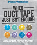 Go To Guide For Everyday Repairs And Slick Quick Fixes When Duct Tape Stops Working Clever Household Hacks cover with repair categories.