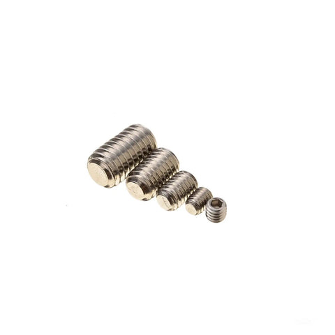 200 Pcs M3 M4 M5 M6 M8 304 Stainless Steel Grub Screws Hex Socket Set, Hex Head Assortment Kit For Machinery, Workshop DIY Projects, And Heavy Duty Fastening, assorted sizes