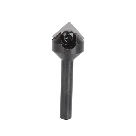 Kickass V Shape Router Bit Built Tough With Hardened Carbide Point For Crisp 90 Degree Chamfering And Sweet 45 Degree Milling.