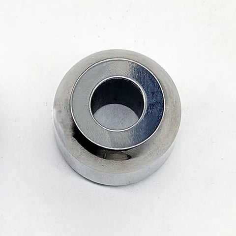 Pro Grade Wire EDM CNC Conductive Block For Power Feed Contact Tungsten Steel OD 24.5mm H 20mm ID 10mm Top View