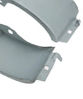 Metal Mudguard Repair Panel Kit Pair Left Right High Accuracy Heavy Duty Go To Auto Body Repair Sheet Set For Restoring Damaged Side Mudguards And Fixing Rust Holes Dents And Corrosion, gray steel pair