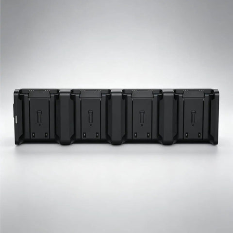 Matrice 4 Series Drone Charging Hub With Multi Battery Charger For TB Batteries, four-battery station, front view
