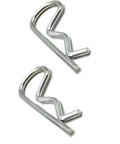 R Shaped Spring Cotter Pins Kit 5 Pack M5x100mm Stainless Steel 304 Hairpin Clips For Hitch Pin Lock System Anti Rust Reusable Heavy Duty Fasteners Durable Construction