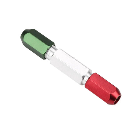 Pin Gauge Handle For Go No Go Gauges, Aluminum Alloy Double End Clamp Handle In Green Red, 0.3 To 16mm Range, Dimensional Measurement Accessories, Durable Precision Tool