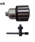 Tough As Nails Keyless Drill Press Chuck 5/8 Inch heavy duty steel construction with key for precision tasks.