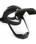 Lightweight Face Shield With High Impact Crown And Ratchet Headgear For Work Sites Grinding Plasma And Flame Cutting ANSI Z87.1