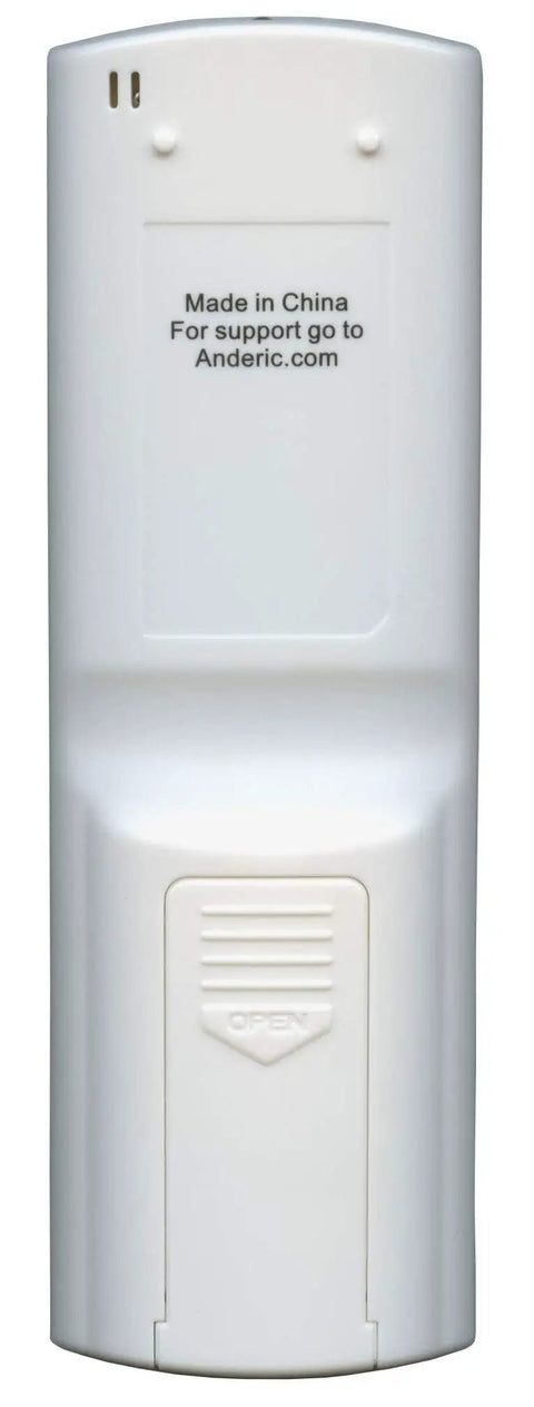 Back view of Universal Air Conditioner Remote For Mini Split Window Wall And Portable AC Units No Fuss Setup Easy One Time Programming