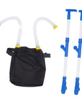Backpack Spreader Sprayer For Garden And Farm Adjustable Output Granular Manure Applicator with PVC handles and large bag