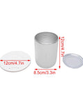 Slick 2 In 1 Self Stirring Heated Coffee Mug With Automatic Mixing And 3 Chill Proof Temp Modes For Coffee Milk Cocoa Protein Shakes 300 Ml Stainless Steel, 12cm tall with lid and heat coaster.