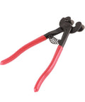 Built Tough Mosaic Cutter With Glass Nippers And 200mm Steel Body Heavy Duty Tile Cutting Tool With Carbide Wheel For Ceramic And Glass Easy Grip Handle Long Lasting Performance For Pros And DIY, red-handled glass nippers