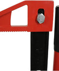 Close-up view of 60 Inch Beefy Duty Ratcheting Farm Jack for off road utility lifting from 4.13 to 52.36 inches with 7000 pound capacity.