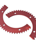 53 Tooth Split Aluminum Sprocket For 35 Chain Go Kart And Mini Bike Red Anodized Sprocket Durable Alloy Drive Gear