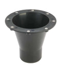 Heavy Duty Magnetic Dust Collection Fittings For 4 Inch Woodwork Shop Vacuums And Tools. Black magnetic dust hub for quick connect.