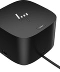 Thunderbolt 4 Dock With 280W Power Delivery And Combo Cable Delivering Heavy Duty Workstation Connectivity Featuring HDMI ports and USB connections.