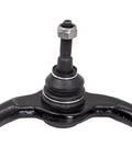 Black Sealed Front Suspension Kit For Jeep Grand Cherokee 2005 To 2010 With Inner Outer Upper Lower Arms And Ball Joints Plus Mounting Hardware Bushings For Smooth Ride, close-up of black control arm ball joint