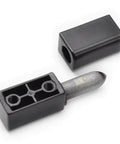 Inline Lift-Off Hinge Detachable Release Hinge One-Piece Zinc Die-Casting Black Powder Coated Finish M2.5x10
