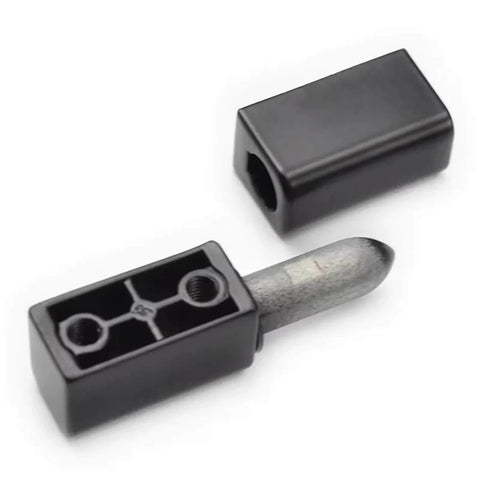 Inline Lift-Off Hinge Detachable Release Hinge One-Piece Zinc Die-Casting Black Powder Coated Finish M2.5x10
