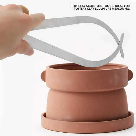 Top Notch Ten Inch Clay Caliper Tool Leveraging Sweet Wing Nut Adjustments For Seamless Pottery Ceramic Modeling And Studio Carving Without The Hiccups Of Fiddly Knobs Because Creators Want Spot On Measurements Daily