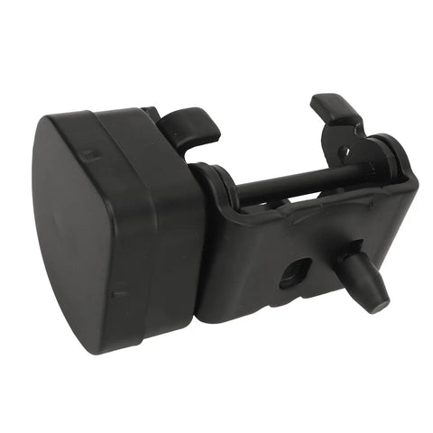 Direct Bolt On Left Front Car Door Hinge For C5 2009 2019 showing black stamped steel design and pivot mechanism.