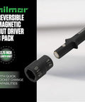 Image of 2.75 Inch Reversible Magnetic Nut Driver Set 3 Pack From One Sixteenth Inch To Five Sixteenth Inch Sizes Alloy Steel