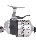 Side view of Ambidextrous Spincast Fishing Reel With Stainless Steel Build, 15Lb Line Capacity, 55 Yds, 3.6:1 Gear Ratio, 8Lb Drag.