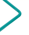 Top Tier Heavy Duty Window And Door Adjustment Tool Set With 59CrV4 Steel Hex Wrenches Plus T15 Star Key And 4mm Ball Head Bit For Tough Screw Repairs And Easy Hardware Fixes You Need Now. close-up bent teal 59CrV4 steel hex wrench