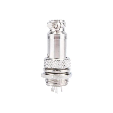 Beefy 3 Pin Aviation Plug Socket Set For Panel Mount, Metal Wire Connector With Screw Type Male And Female Contacts, 400V 5A