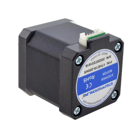Side view of Beefy Nema 17 Stepper Motor from Set Pack of 3 With 2A 55Ncm Bipolar Torque for 3D Printer and CNC Extruder