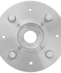 Front view of OEM style hub assembly from 2 Pack Front Wheel Hub Bearing Replacement Kit For Honda Fit 2007 2008 And Honda Insight 2010 2014