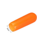 4mm Rubber End Caps 50 Pack Orange PVC Vinyl Screw Thread Protectors for Pipes Bolts Fence Posts Round Wire Shelves Furniture Feet Chair Legs