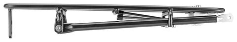 Side view of Rear Bike Rack For Everyday Hauls Lightweight Durable Cargo Carrier With 26 Lb Capacity That Fits Most Adult Bikes
