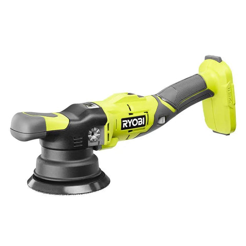Cordless 18V 5 Inch Dual Action Polisher With Variable Speed For Car Detailing And Paint Correction Lightweight Ergonomic Grip Tool Only No Battery Or Charger Included PBF100B, angled view