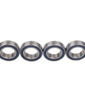High Precision 15x26x7mm Double Sealed Ball Bearing set in chrome steel for inline skates and scooters, ensuring smooth rides.