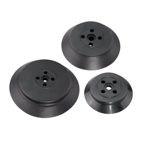 Powerful Pfg30n Silicone Vacuum Suction Cups, heavy duty rubber, three sizes for industrial lifting and handling applications.