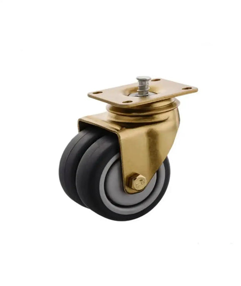 Heavy Duty 3 Inch Swivel Caster Wheels Featuring Silent TPR Design And Precision Ball Bearings For Aviation Carts And Dining Furniture Rolls Smooth As Butter No Fuss Operation Straight Up Reliable Haulers Single Piece