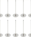 Premium Upholstery Nails And Long Furniture Tacks With Slick Silver Flat Heads For Sofa Restorations And Headboard Builds Super Smooth Finish Zero Hassle DIY Project Hardware Pack Of Ten arranged in a grid.