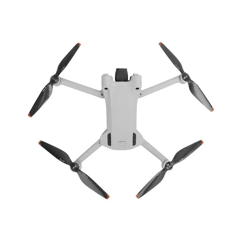 Premium Carbon Fiber Propeller Blades Compatible with Mini 3 Pro and Mini 4 Pro on drone from top view with 6030F rotors.