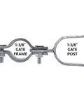 Upgrade Your Backyard With This Tough As Nails Galvanized Chain Link Fence Gate Fork Latch designed for 1-3/8 inch posts and frames.