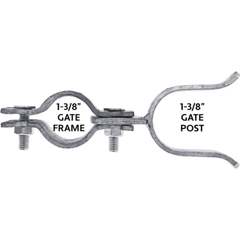 Upgrade Your Backyard With This Tough As Nails Galvanized Chain Link Fence Gate Fork Latch designed for 1-3/8 inch posts and frames.