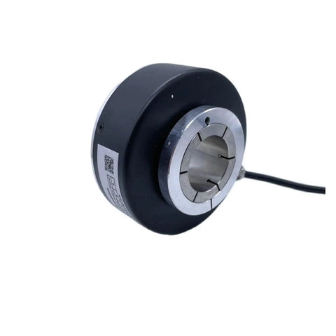Hollow Shaft Rotary Optical Encoder 1024PPR HTL Output NPN PNP Speed Sensor For Elevator Applications With Inner Hole Sizes 20mm 25mm 28mm 30mm High Precision Low Noise Anti Interference, black metal housing
