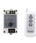 Adjustable Telescopic Linear Actuator Motor With Integrated Speed Controller And 24 Volt Power Supply, featuring digital speed readout and remote.