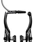 BR-T4000 V-Brake Rear for Trekking Bikes, Black Finish With S65T Shoes, Lightweight Yet Durable Brake System